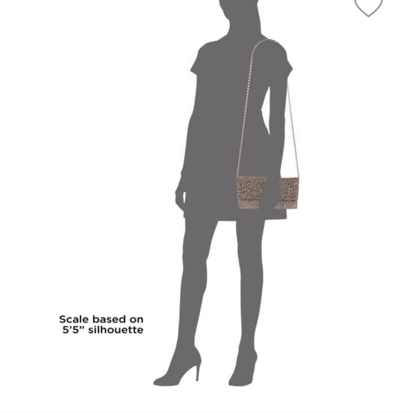 La REGALE -METALLIC ANIMAL SILVER SHIMMER CLUTCH - Picture 3 of 7